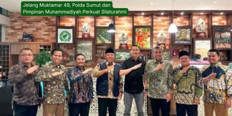Jelang Muktamar 49, Polda Sumut dan Pimpinan Muhammadiyah Perkuat Silaturahmi