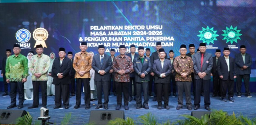 Panitia Muktamar ke-49 Muhammadiyah dan ‘Aisyiyah Resmi Dikukuhkan, UMSU Siapkan Kawasan Terintegrasi